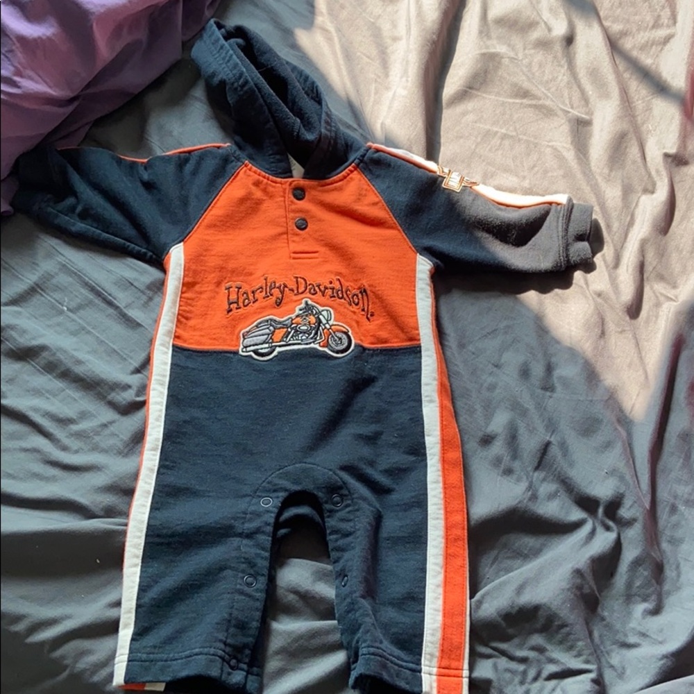 Harley Davidson one piece 3-6 months